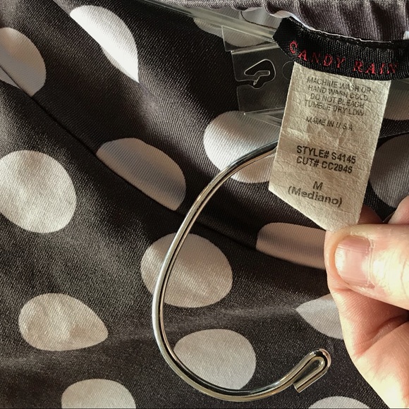 “Candy Rain” Mod/Retro/Rockabilly polka dot skirt - Picture 7 of 7